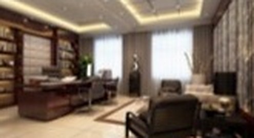 Basement home office